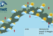 Meteo Liguria lunedì 12 maggio 2025