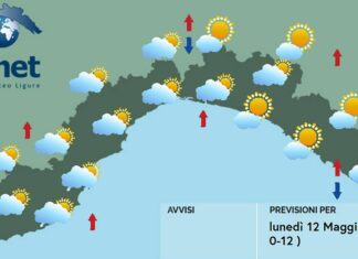 Meteo Liguria lunedì 12 maggio 2025