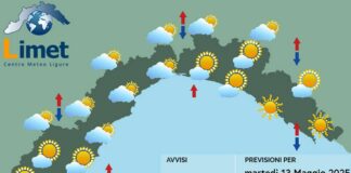 Meteo Liguria, ancora instabilità con peggioramenti pomeridiani meteo Liguria martedì 12 maggio 2025