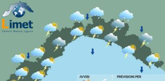 Meteo Liguria, in arrivo temporali e piogge anche intense meteo Liguria martedì 20 maggio 2025