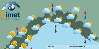 Meteo Liguria, ancora instabilità con possibili temporali meteo Liguria mercoledì 7 maggio 2025