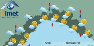 Meteo Liguria, ancora alternanza di schiarite e annuvolamenti meteo Liguria sabato 10 maggio 2025