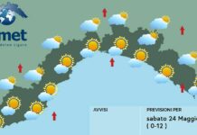 Meteo Liguria, torna l’instabilità con schiarite e annuvolamenti meteo Liguria sabato 24 maggio 2025