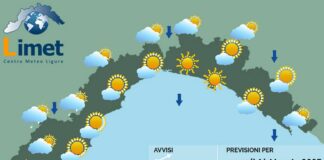 Meteo Liguria, temporaneo peggioramento con arrivo di aria più fredda meteo Liguria 16 maggio 2025