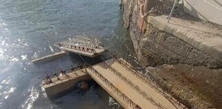 Nervi, le banchine del molo appena posizionate sono affondate nervi banchina porticciolo affondata cassoni