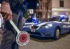 Polizia notte auto