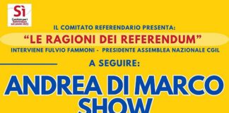 Genova, lo spettacolo Le ragioni dei Referendum al Teatro del Ponente evento Referendum Genova