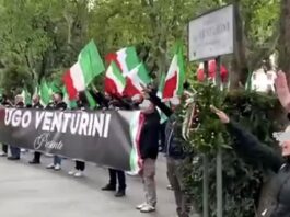 saluto romano genova Ugo Venturini