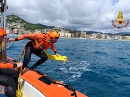 Vigili del fuoco soccorso mare acqua