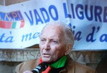Vado Ligure piange la scomparsa di ‘Partigiano Gin’, aveva 100 anni Partigiano Gin Vado Ligure
