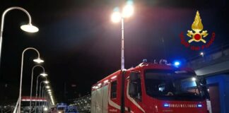 Genova, principio di incendio in una pizzeria: intervento dei vigili del fuoco