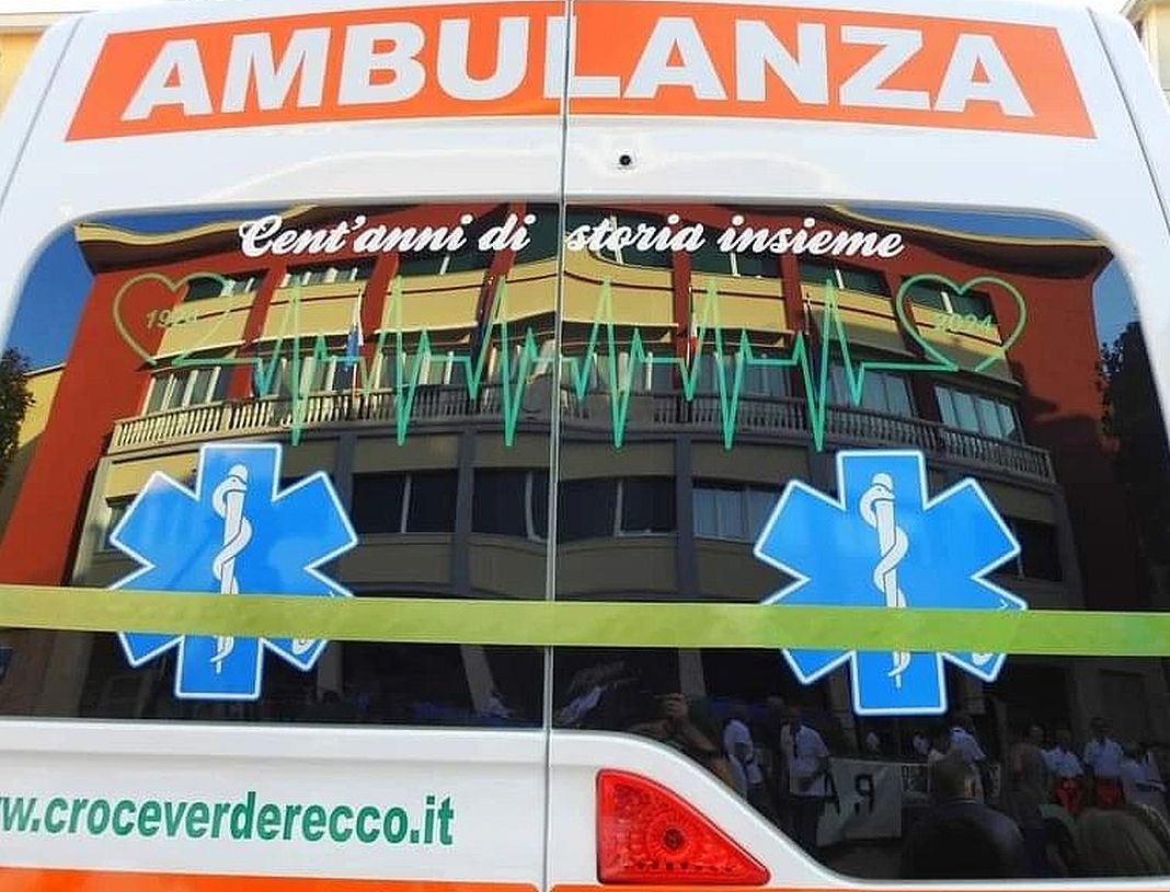 ambulanza croce verde Recco