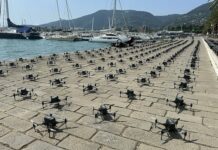 La Spezia, spettacolo con droni e fontane di luce per i 100 anni del Palio droni La Spezia