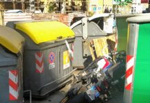Genova, incidente in via Macaggi, motociclista vola tra i bidoni dei rifiuti incidente via Macaggi 27 giugno 2025