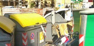 Genova, incidente in via Macaggi, motociclista vola tra i bidoni dei rifiuti incidente via Macaggi 27 giugno 2025