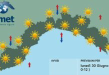 Meteo Liguria, avvio di settimana con sole e caldo meteo Liguria lunedì 30 giugno 2025