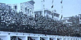 Piscine di Albaro, polemiche per la foto con Mussolini Mussolini piscine di Albaro