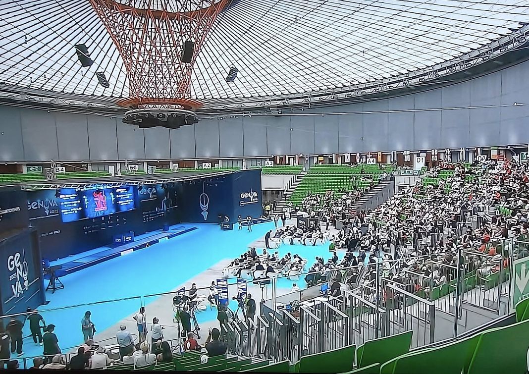 Palasport Genova europei di scherma