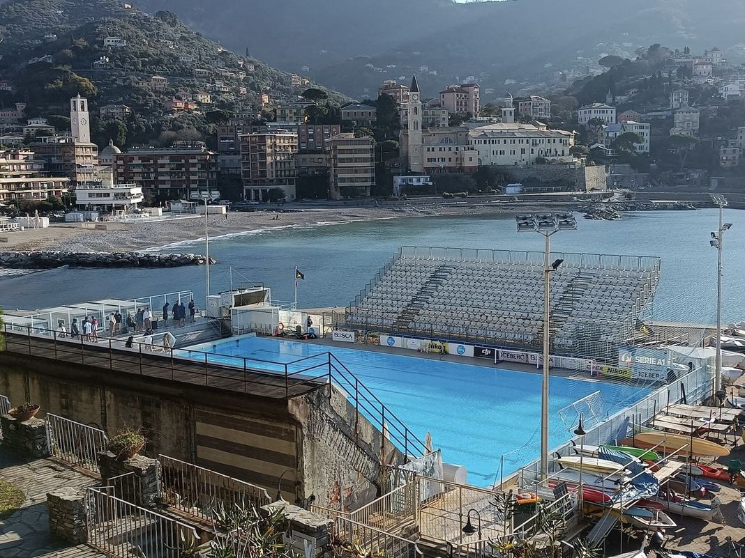 Recco piscina Punta Sant'Anna, regione liguria