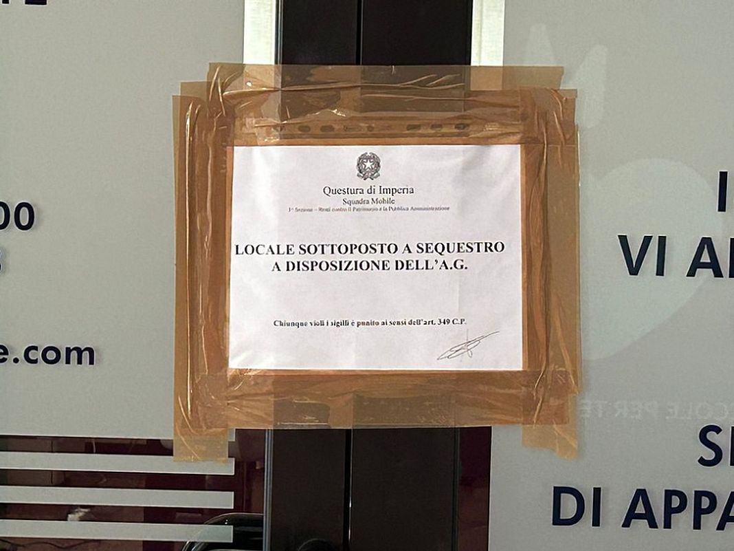 Sanremo agenzia immobiliare sequestrata