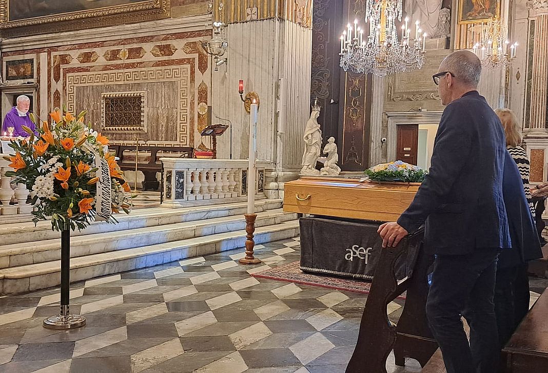Pier Luigi Santi funerale