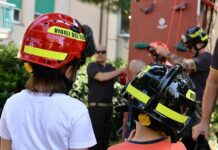 Genova, vigili del fuoco al Gaslini per i piccoli pazienti vigili del fuoco Gaslini