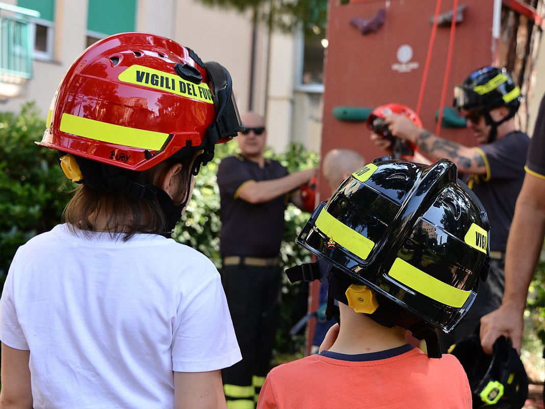 vigili del fuoco Gaslini