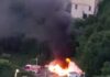 incendio auto Cep via Montanella