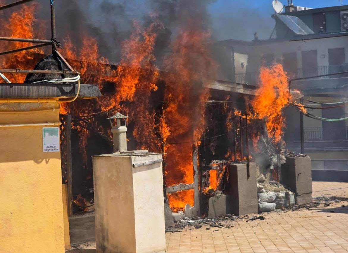 Incendio Hotel Alassio