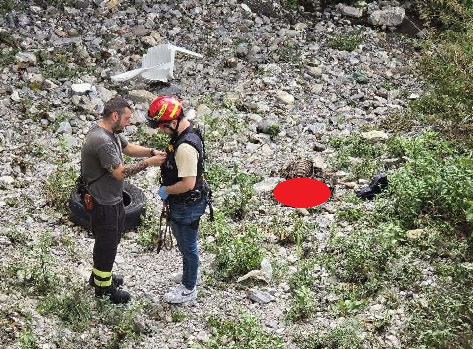 scheletro Molassana torrente Geirato