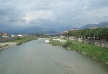 Villanova d’Albenga, escursionisti e cani salvati nel fiume in piena albenga fiume centa