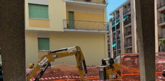 Marassi, ruspa trancia tubo del gas in viale Bracelli tubo gas rotto Bracelli