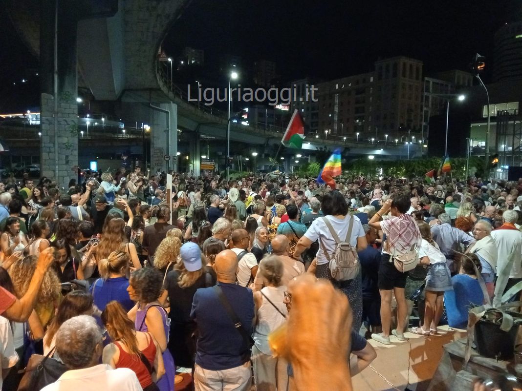 manifestazione Gaza Genova