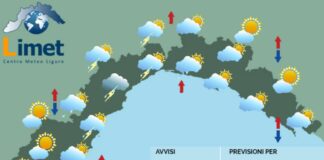 Meteo Liguria, ancora instabilità con possibili temporali Meteo Liguria domenica 20 luglio 2025
