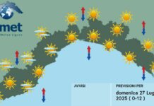 Meteo Liguria, temporaneo miglioramento ma in serata tornano le nuvole meteo Liguria domenica 27 luglio 2025