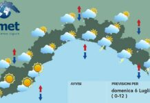 Meteo Liguria, instabilità e temporali e temperature più fresche meteo Liguria domenica 6 luglio 2025