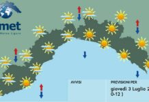 Meteo Liguria, cielo per lo più soleggiato e ancora caldo opprimente meteo Liguria giovedì 3 luglio 2025