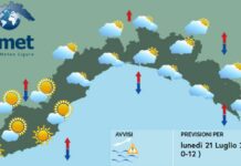 Meteo Liguria, inizio settimana con tempo instabile Meteo Liguria lunedì 21 luglio 2025