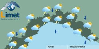 Meteo Liguria, in arrivo in serata nuovo peggioramento meteo Liguria mercoledì 23 luglio 2025