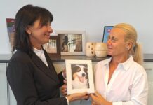 Genova, ultimo saluto a Night Spirit, il cane eroe del Ponte Morandi nigh spirit consegna ceneri