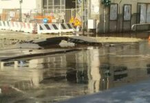 Genova, tubo dell’acquedotto esploso in via Bobbio, pesanti disagi tubo rotto via Bobbio genova