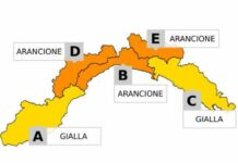 Maltempo Liguria, allerta arancione fino alle 15. Prolungata l’allerta gialla allerta arancione liguria