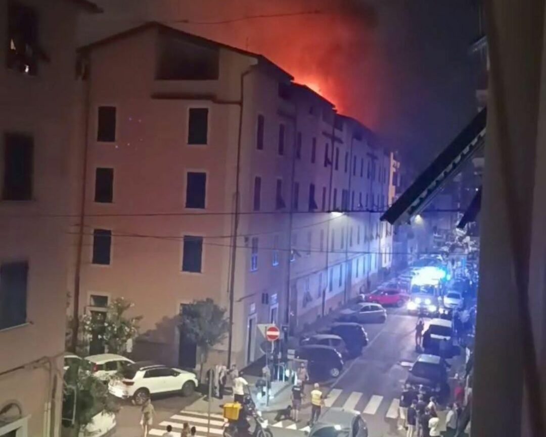 Incendio appartamento La Spezia