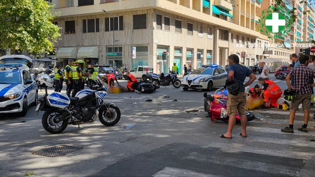 Incidente via Cecchi Foce Genova