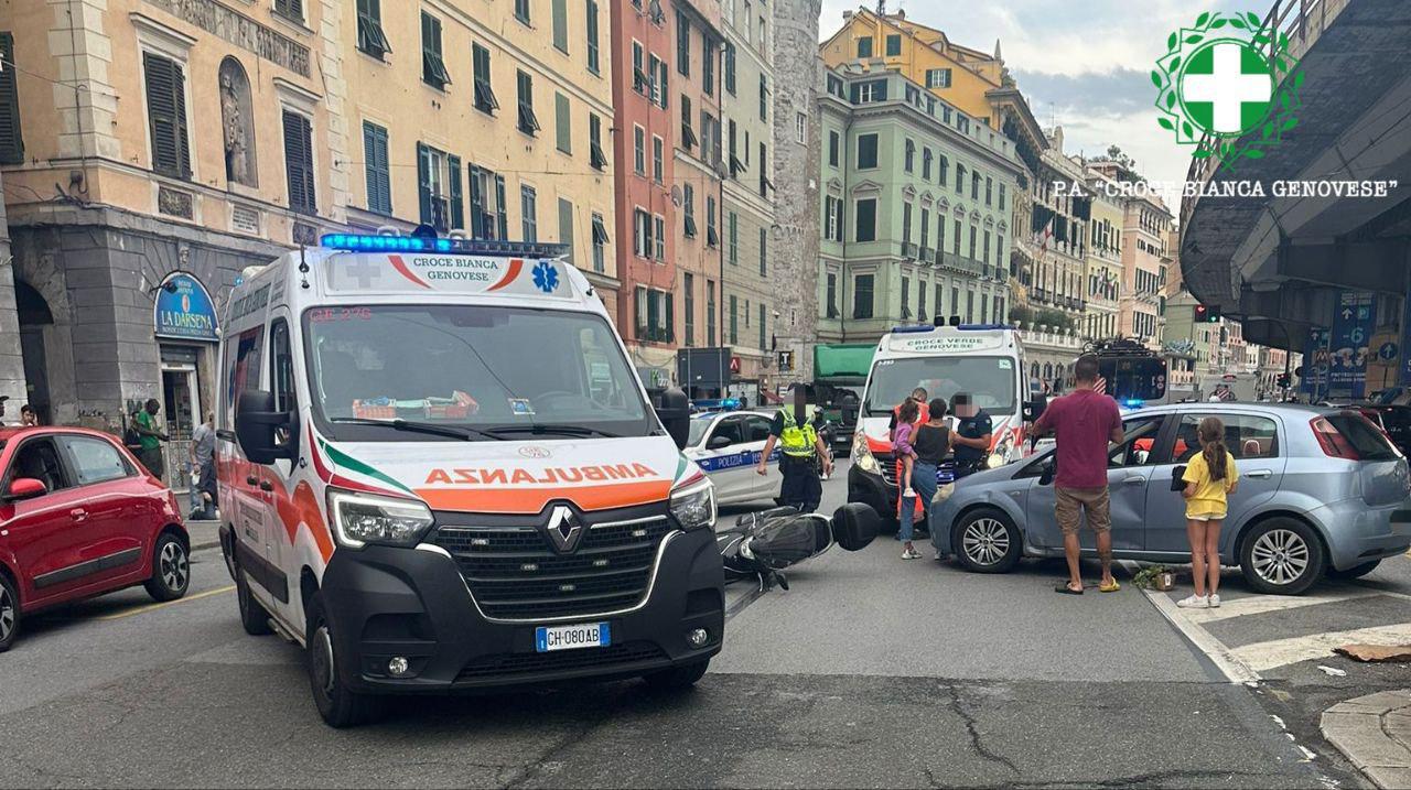 Incidente via Gramsci Genova