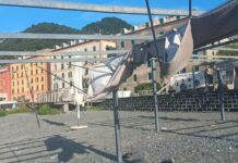 Genova, vandalizzata la Spiaggia dei Bambini a Voltri Spiaggia dei Bambini Voltri vandalizzata