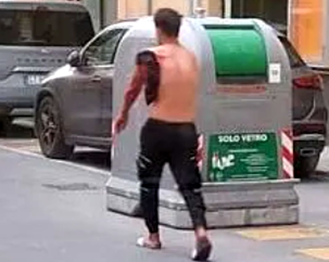 albenga ferito strada