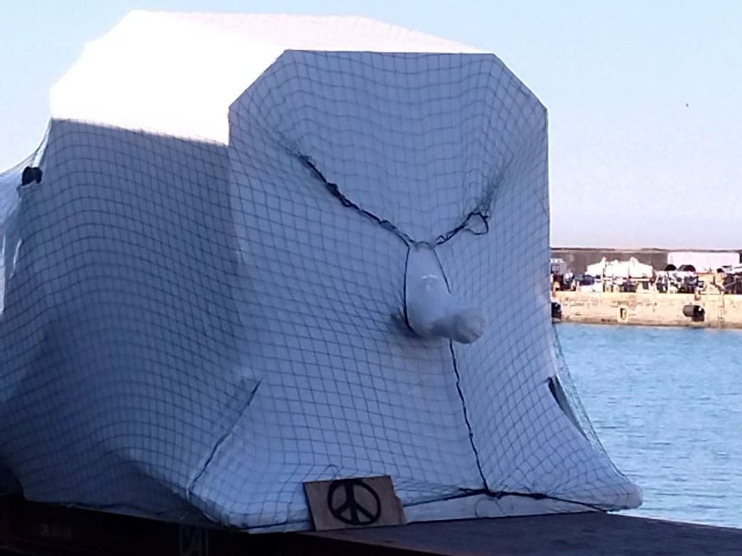 cannone porto di Genova Bahri Yadu, Calp, portuali, protesta, notizie Genova, notizie Liguria, liguriaoggi
