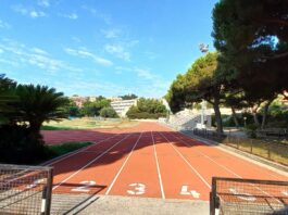 foto pista villa Gentile dopo lavori