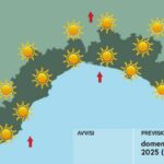 meteo Liguria domenica 10 agosto 2025